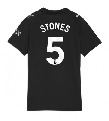 Manchester City John Stones #5 Udebanetrøje Dame 2025-26 Kortærmet